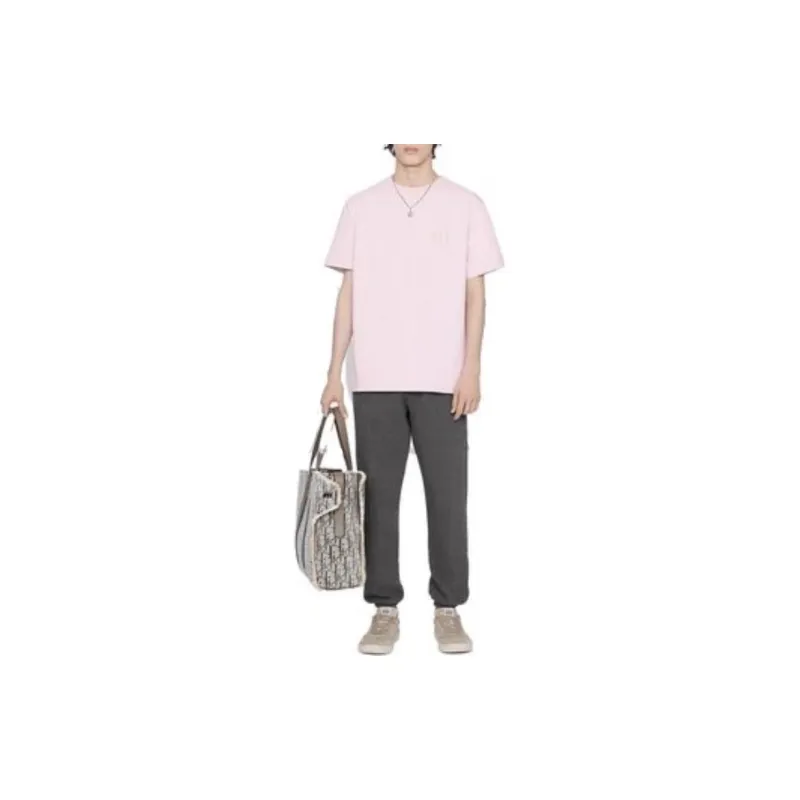 DIOR T Shirts Men Pink-7