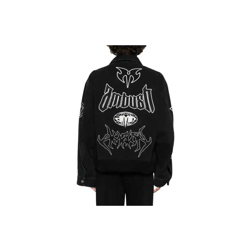 AMBUSH Patch Denim Bomber Jacket-3