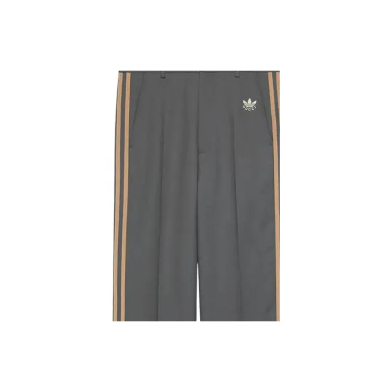 GUCCI GUCCI X ADIDAS SS23 Casual Pants Men's Dark Gray-7