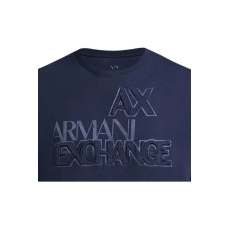 ARMANI EXCHANGEAE SS24 T Shirt Men's Navy Blue-3