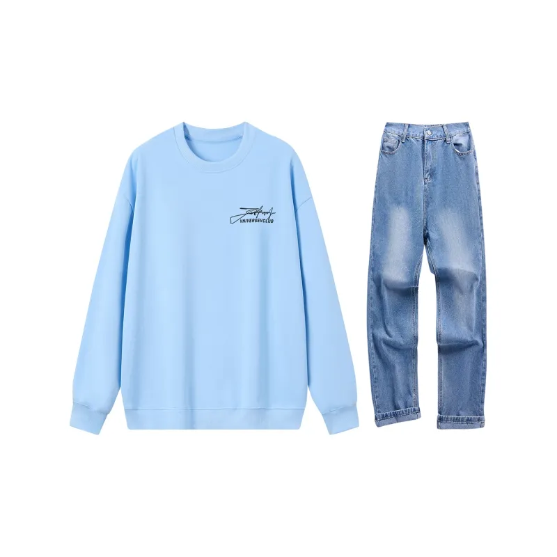 VniVerseVClub Sweatshirt Set Unisex-25