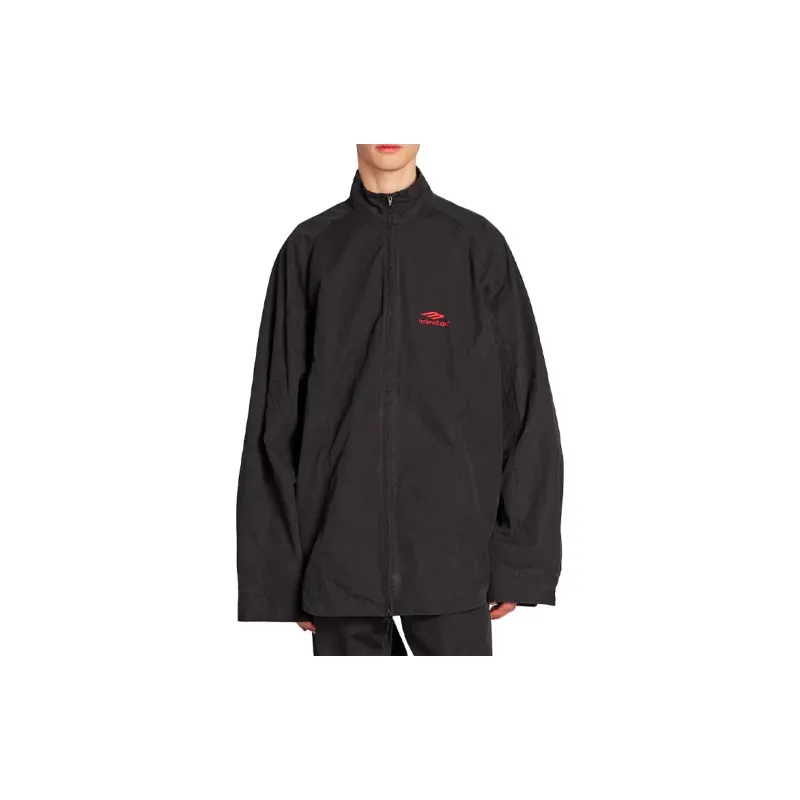 Balenciaga 3B Sports Icon Jacket Men's Black-2