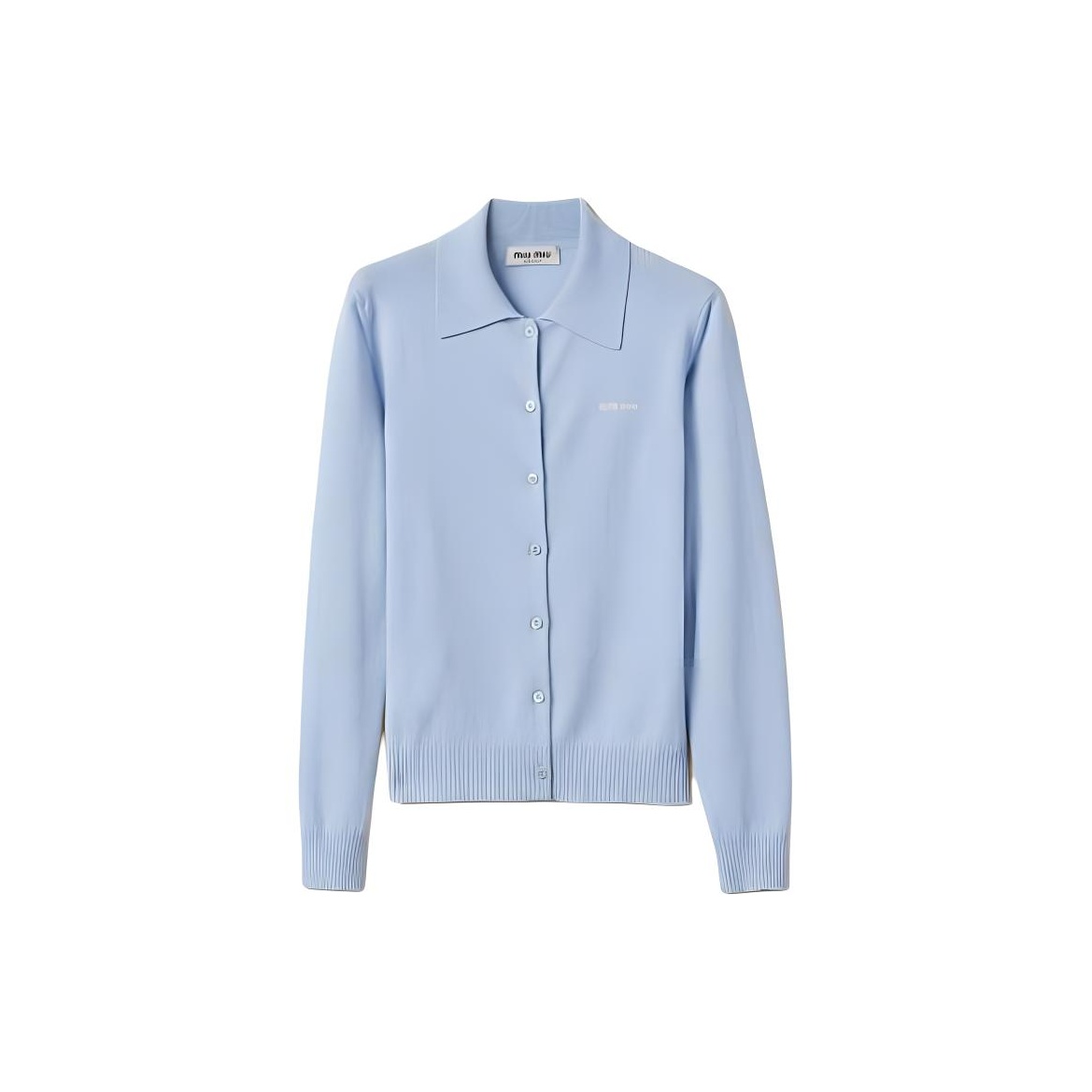 MIU MIU Knitwear Women's Light Blue 42 - POIZON