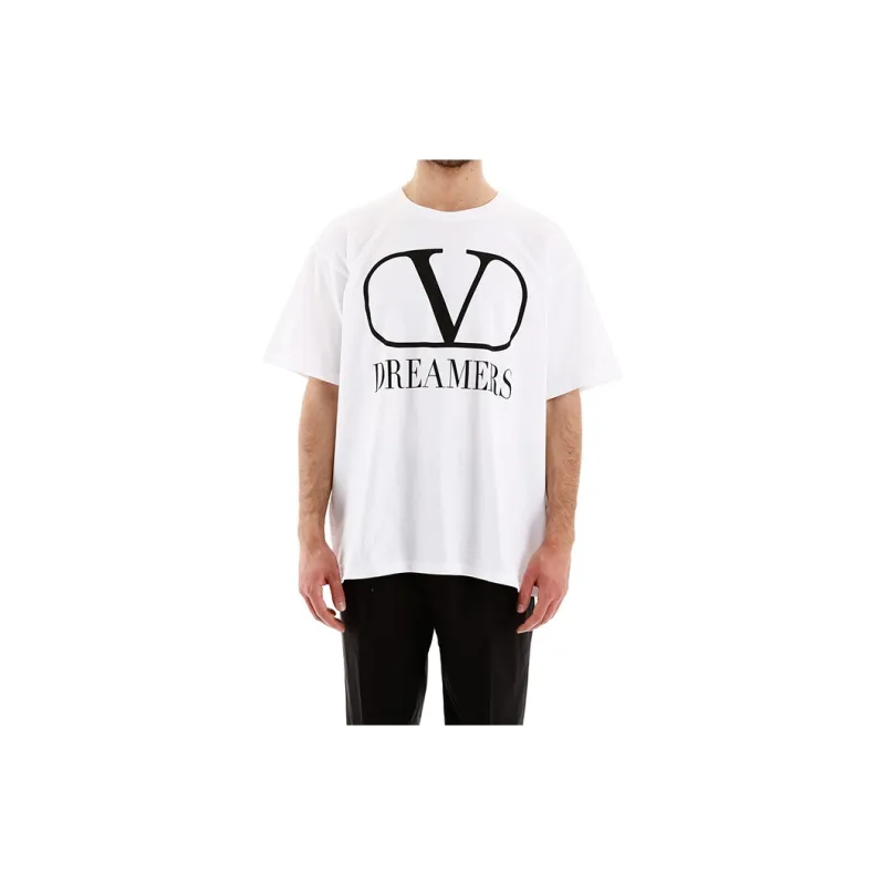 Valentino T Shirts Men White-1