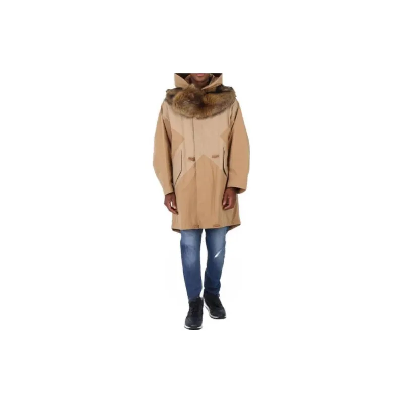 Burberry Coats Men Brown-1