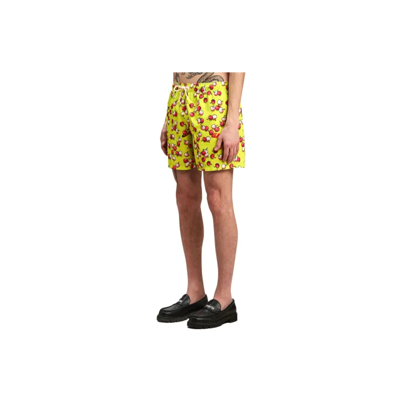 PALM ANGELS Cherries Printed Drawstring Swimshorts-3