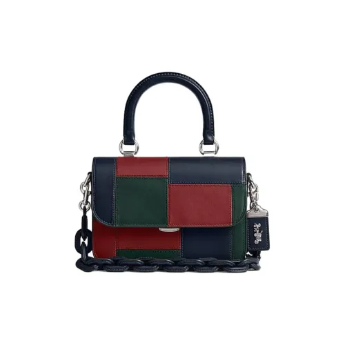 COACH Rogue Gloves Made Of Tanned Leather Shoulder Bag Crossbody Bag Handbag Small Size Women's Multicolor