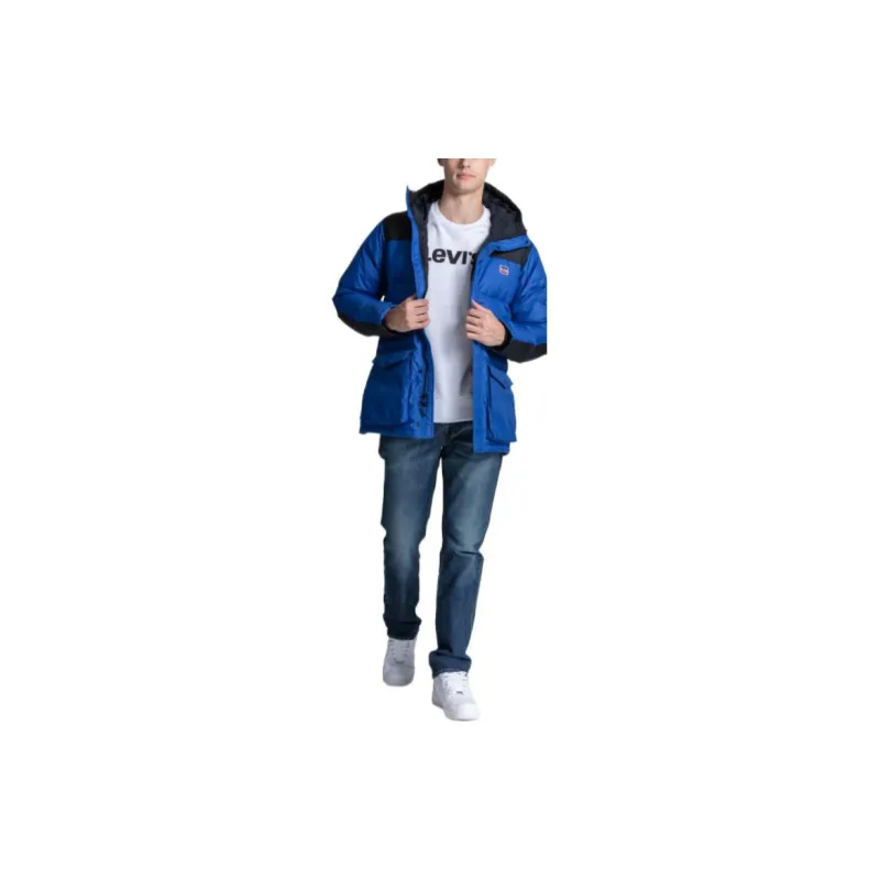 Levis Down Jackets Men Blue-3