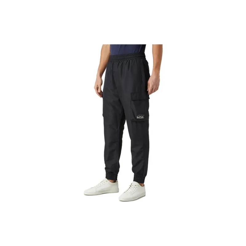 EMPORIO ARMANI Knitted Sports Pants Men's Black-3
