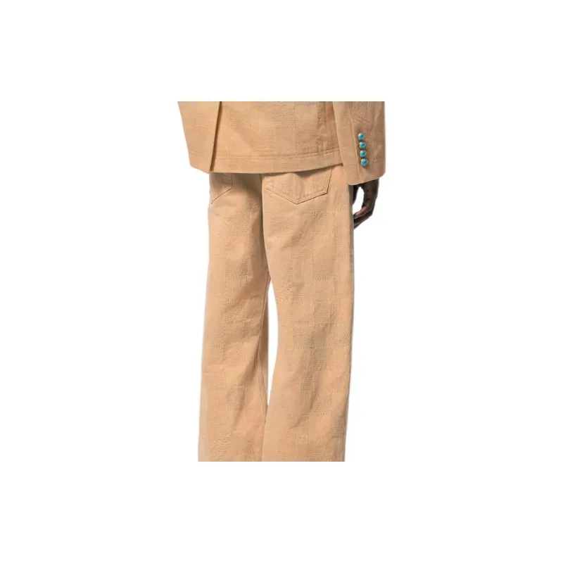 LOUIS VUITTON Damier Workwear Cotton Pants-2