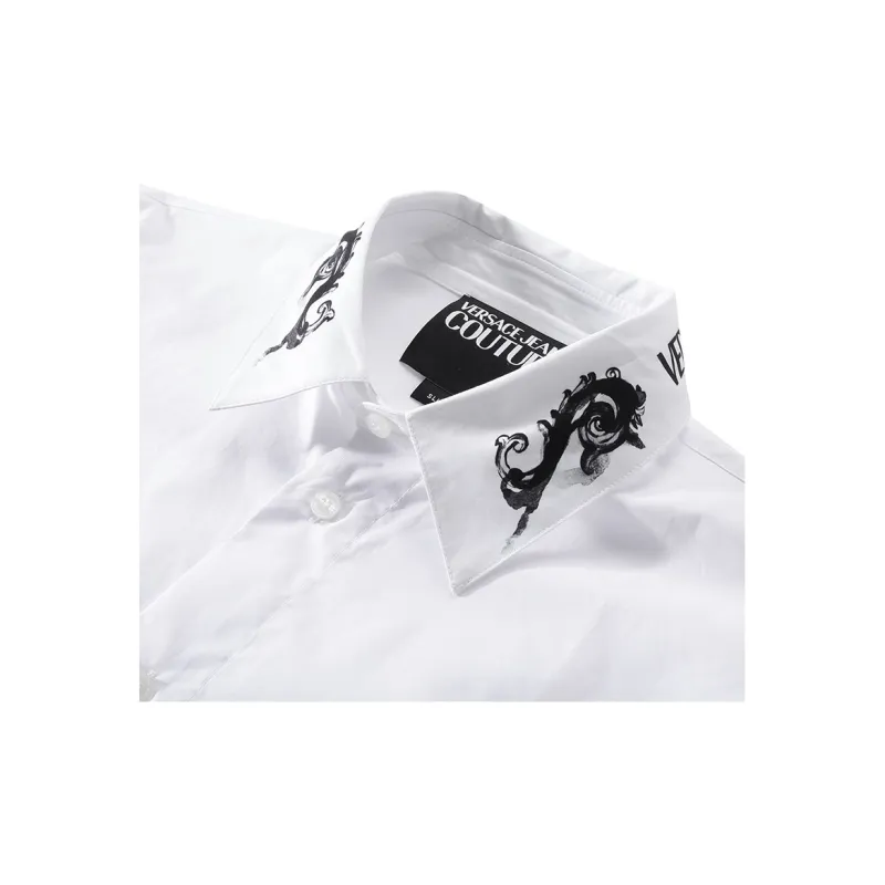 VERSACE JEANS COUTURE Watercolour Couture Cotton Shirt-5