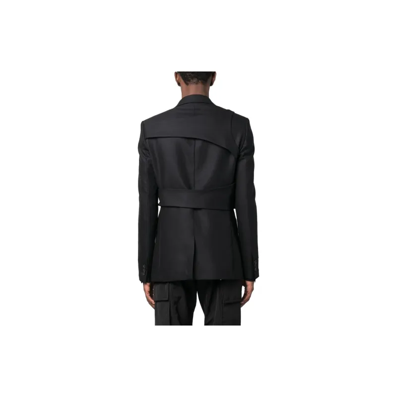 HELIOT EMIL Carabiner detail Striped Blazer-3