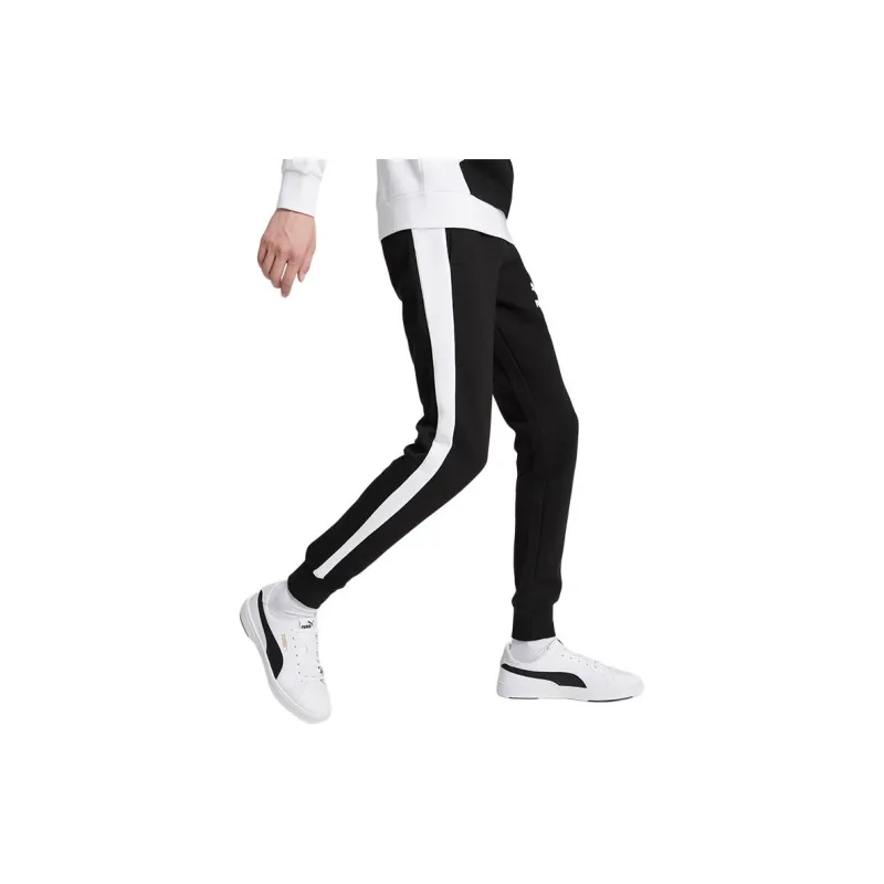 PUMA Knitted Sweatpants Men's Black-4