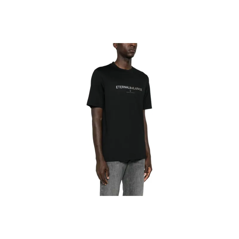 Brunello Cucinelli Logo Printed Crewneck T Shirt-1
