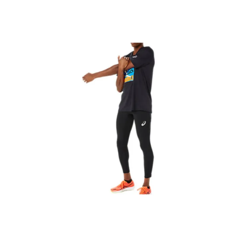 Asics T Shirts Men Black-1