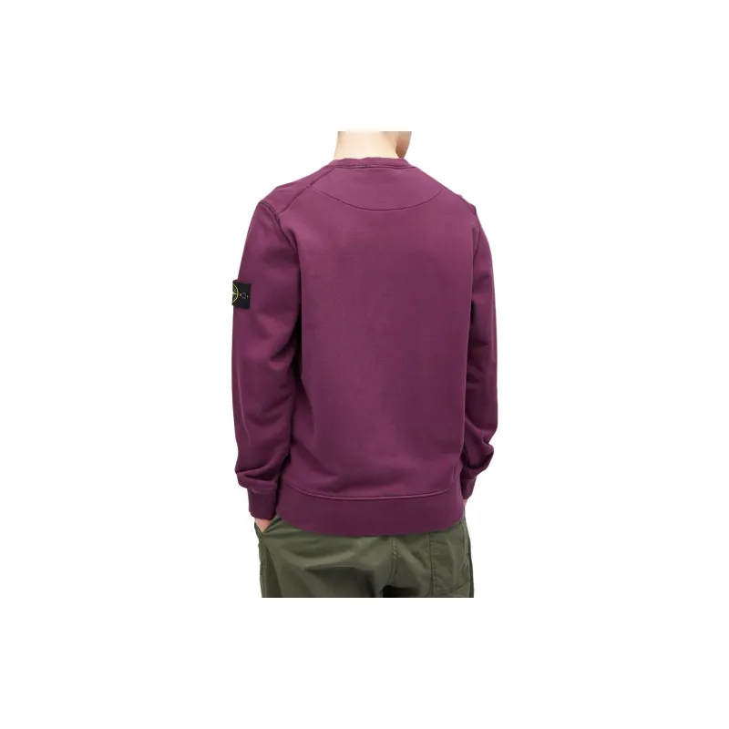 STONE ISLAND Logo Patch Crewneck Sweatshirt-4