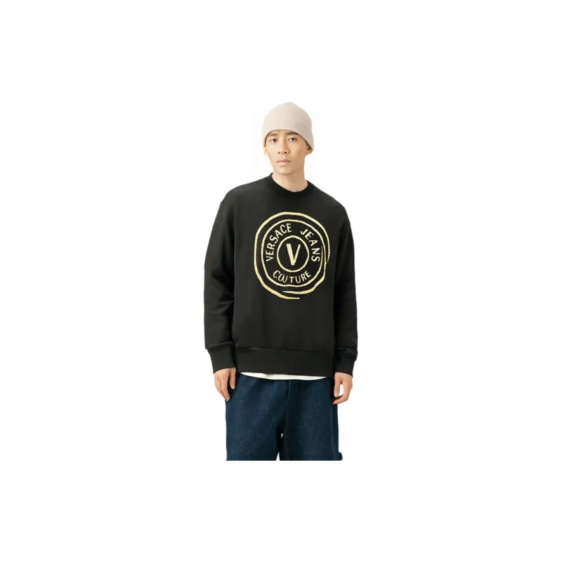 VERSACE JEANS COUTURE Logo Printed Crewneck Jumper-4