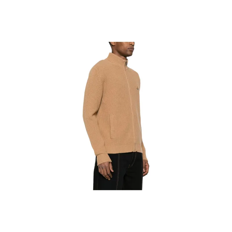 Vivienne Westwood Orb-embroidery Zipped Cardigan-3