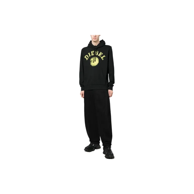 DIESEL Sweatshirts Men Black-1