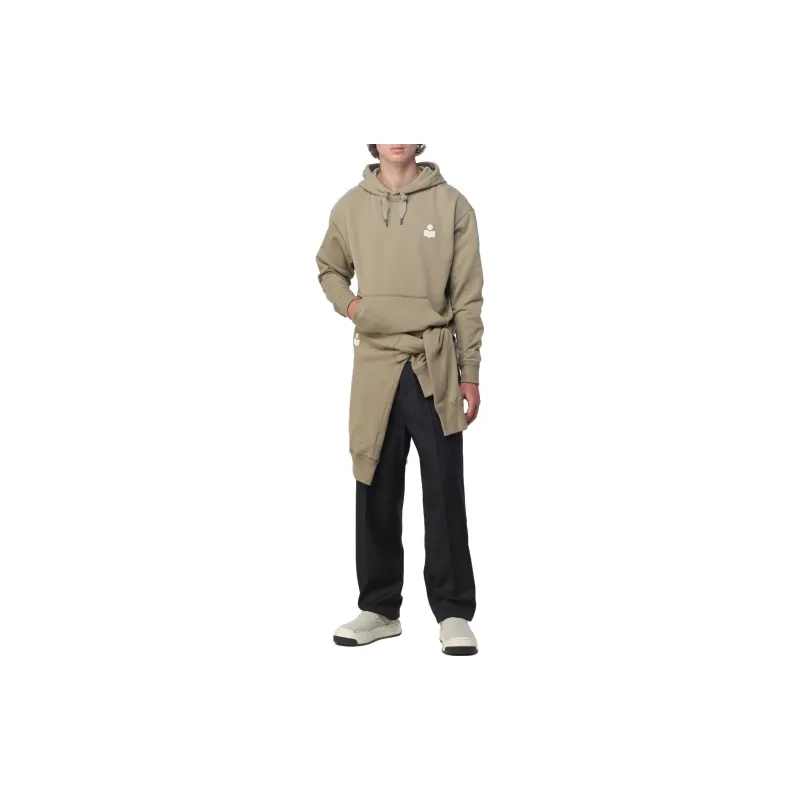 ISABEL MARANT Drawstring Long Sleeved Hoodie-1