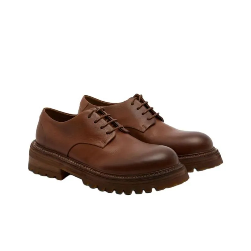 Marsèll Round Toe Lace Up Shoes-2