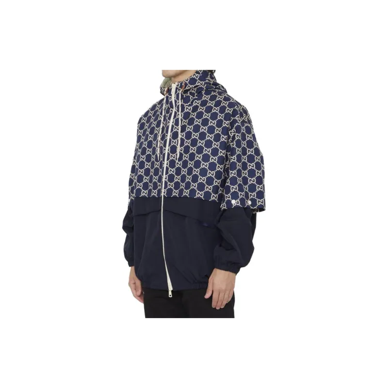 GUCCI Monogrammed Zip-Up Jacket-4