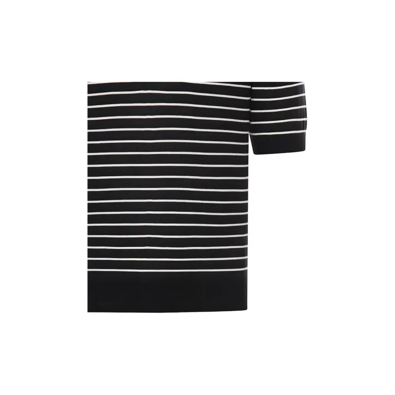 CELINE Triomphe Striped Fine Polo-5