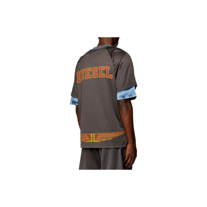 DIESEL T Shirts Men Dark Gray-2