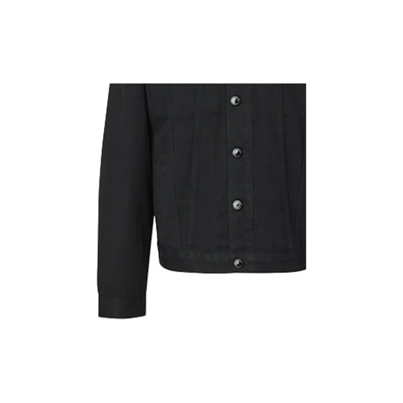 Burberry Denim Jacket Men's Black-4