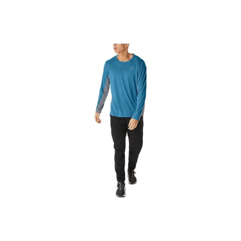 Asics Train Sana Long Sleeve T-Shirt Men's Blue-1
