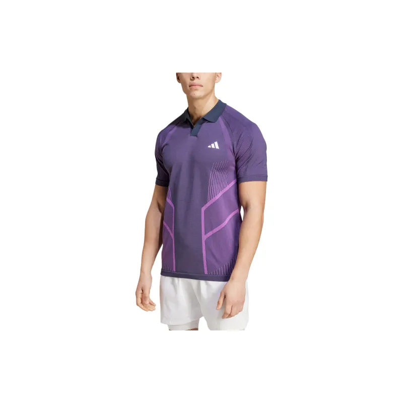 Adidas Free Shipping With AdiClub Tennis Pro Seamless Aeroready FreeLift Polo Shirt-3