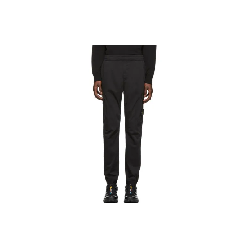 STONE ISLAND Casual Pants Men's Black-2