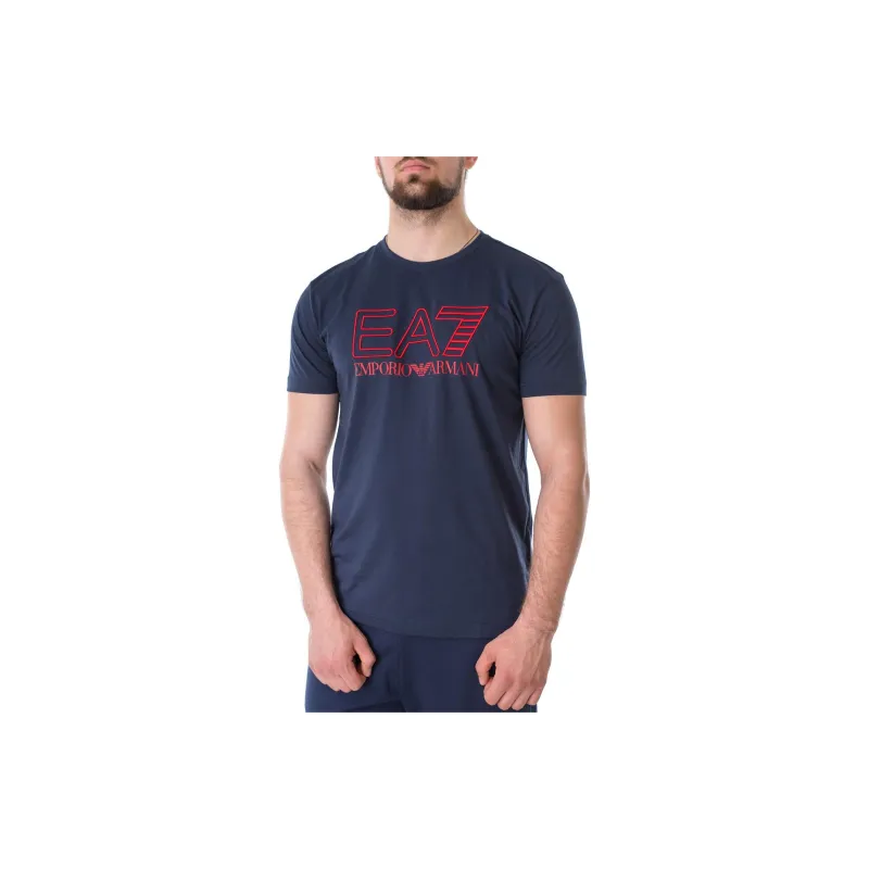 EMPORIO ARMANI T Shirts Men Navy Blue-3