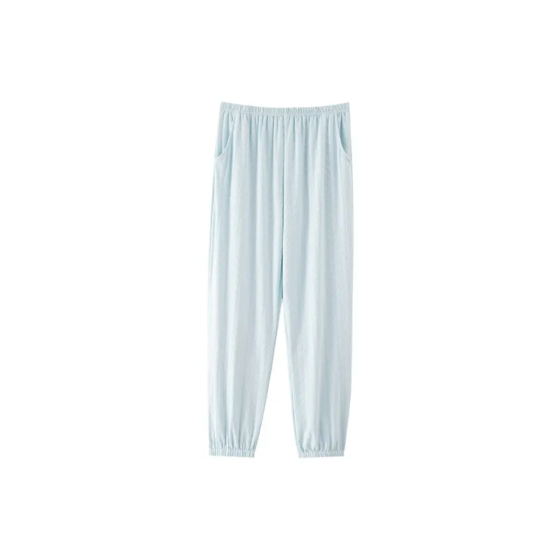Mulong Family Pajama Pants Women's Light Blue-0