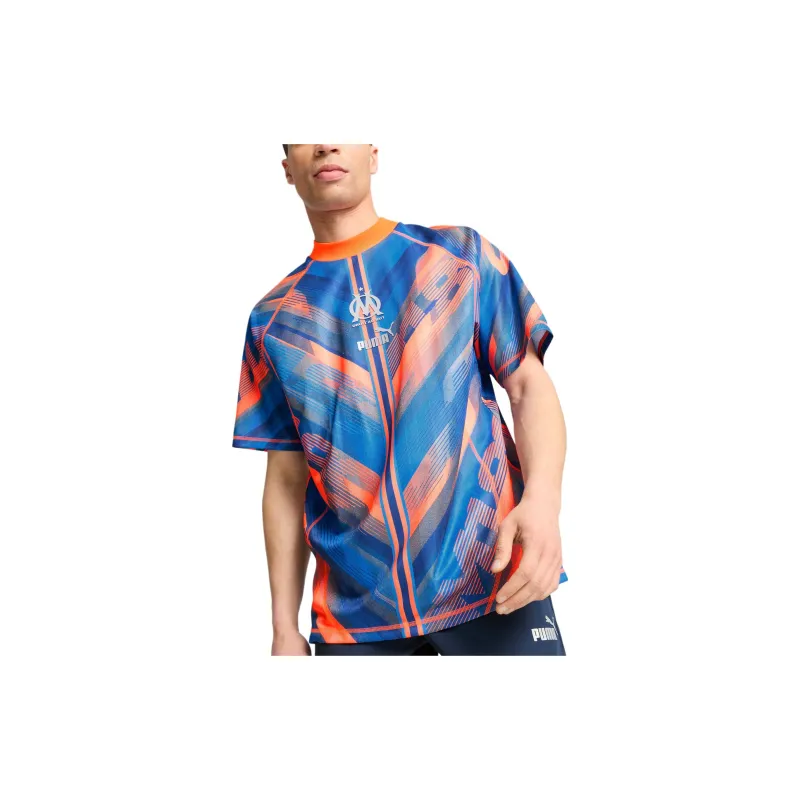 PUMA Olympique De Marseille SS24 Soccer Jersey Men's Orange-2