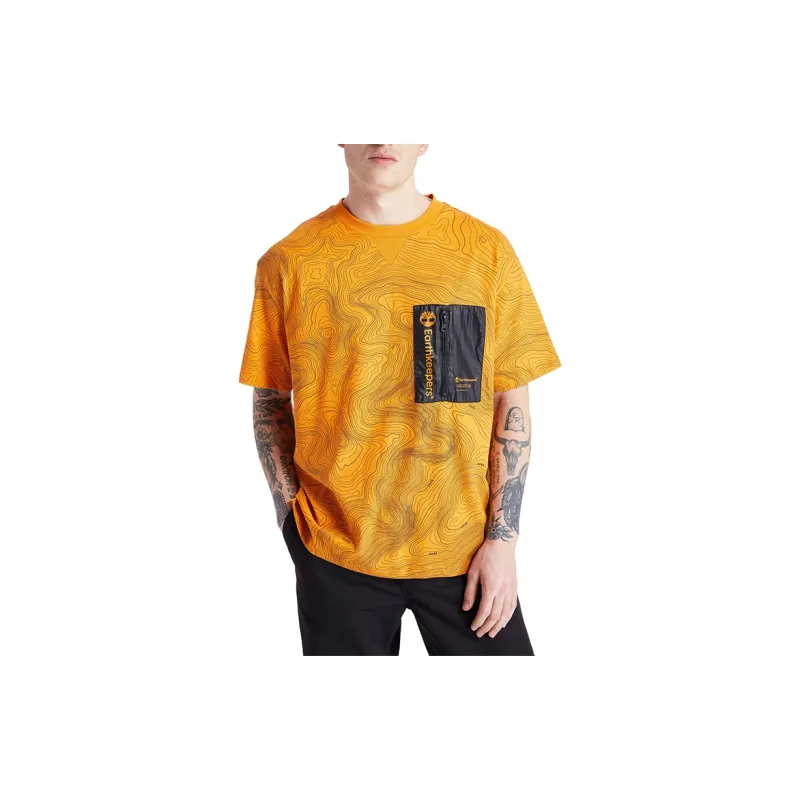 Timberland T Shirts Men Dark Cheese Color-2