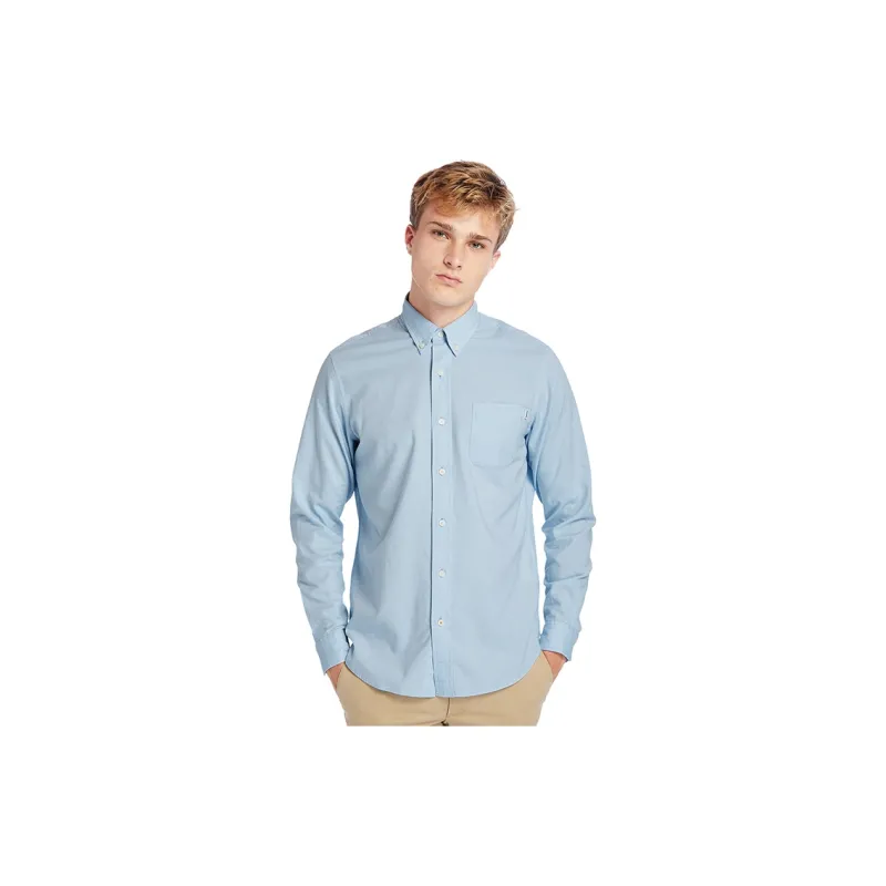 Timberland Shirt Men's Sky Blue-3