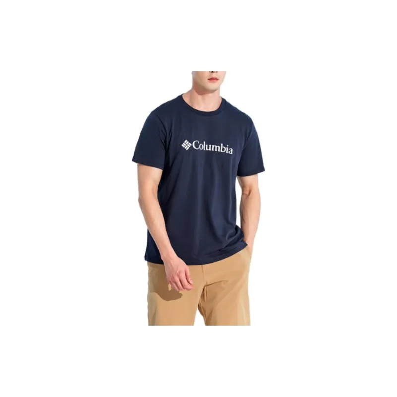 Columbia T Shirt Men's Navy Blue-2