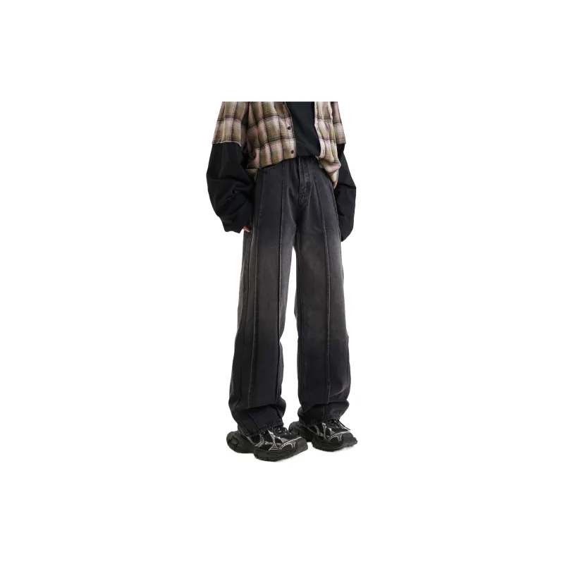 RCTAMY Jeans Unisex Black Gray-4