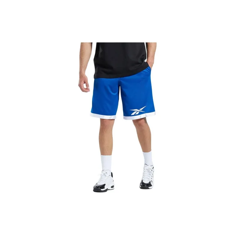 Reebok BASKETBALL MESH SHORTS Basketball Shorts Men's Blue-2