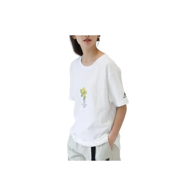 New Balance T Shirts Unisex White-2