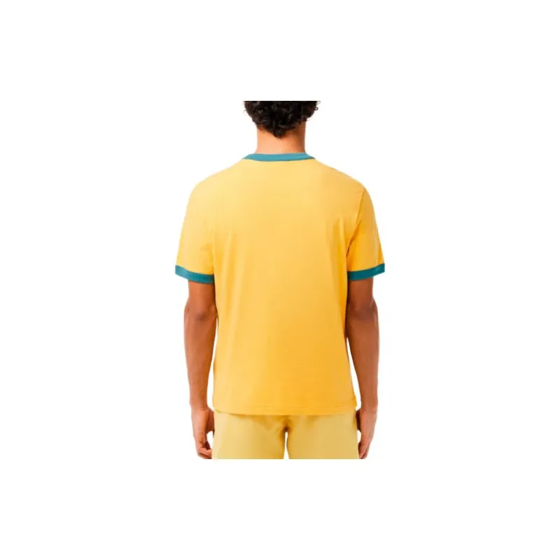 LACOSTE T Shirts Men Yellow-2