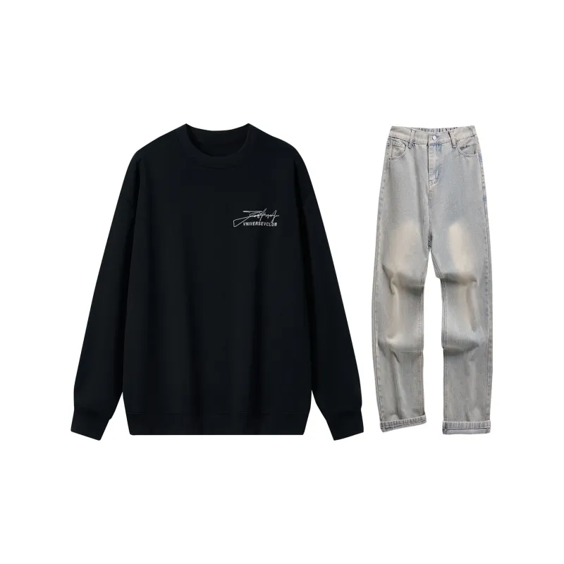 VniVerseVClub Sweatshirt Set Unisex-11