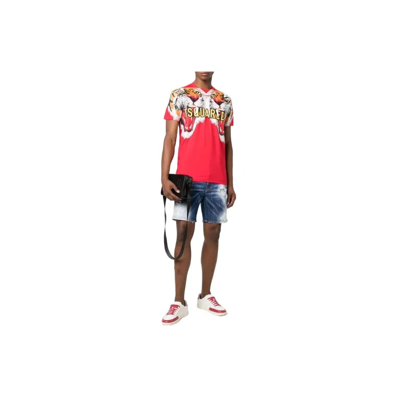 DSQUARED 2 T Shirts Men Red-1