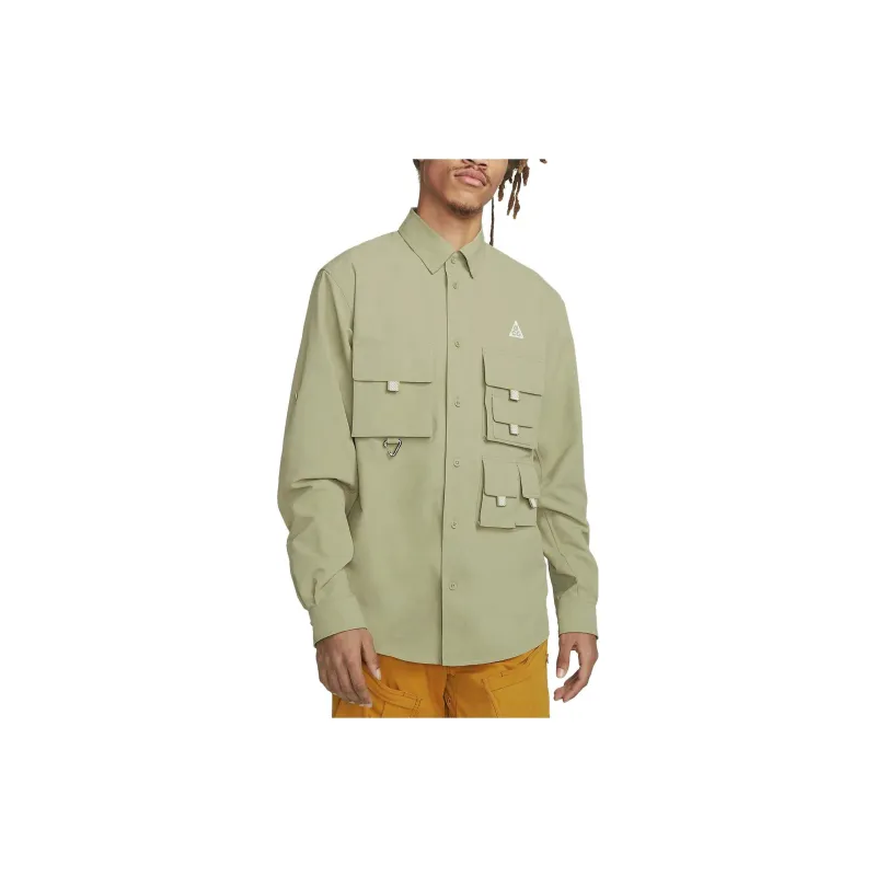 Nike Shirts Men Olive Green-3