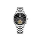 9311-Silver Case Black Dial