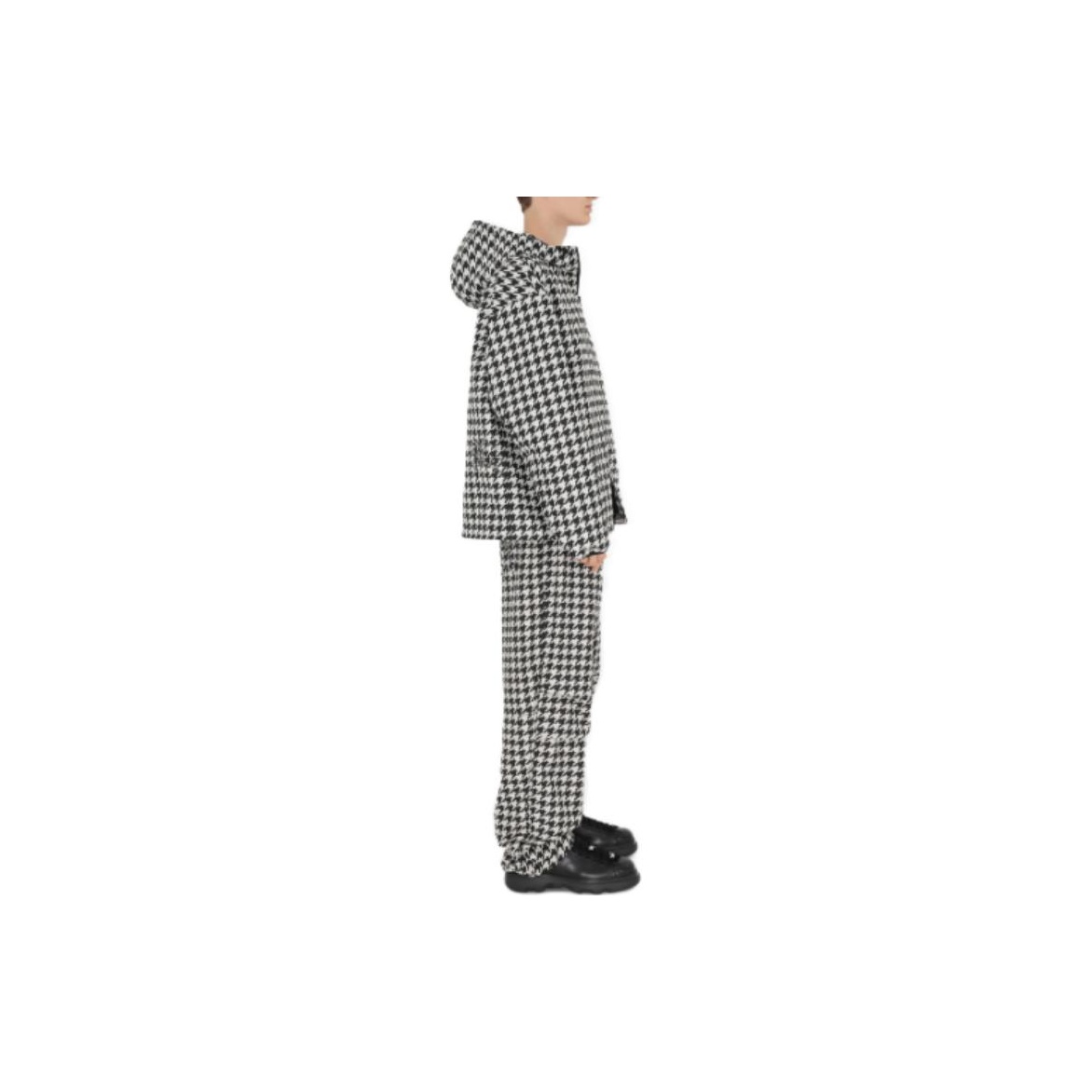 【送料&関税込】Burberry Houndstooth Trousers Burberry Warped Houndstooth Jacquard wool-blend Trousers