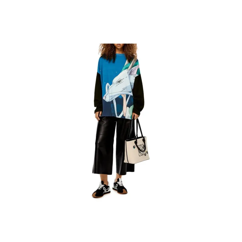 LOEWE Spirited Away T-Shirts Men Blue-1
