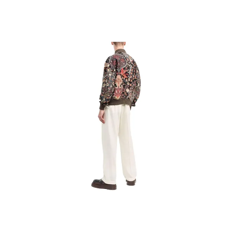 ETRO Paisley Pattern Zipped Bomber Jacket-3