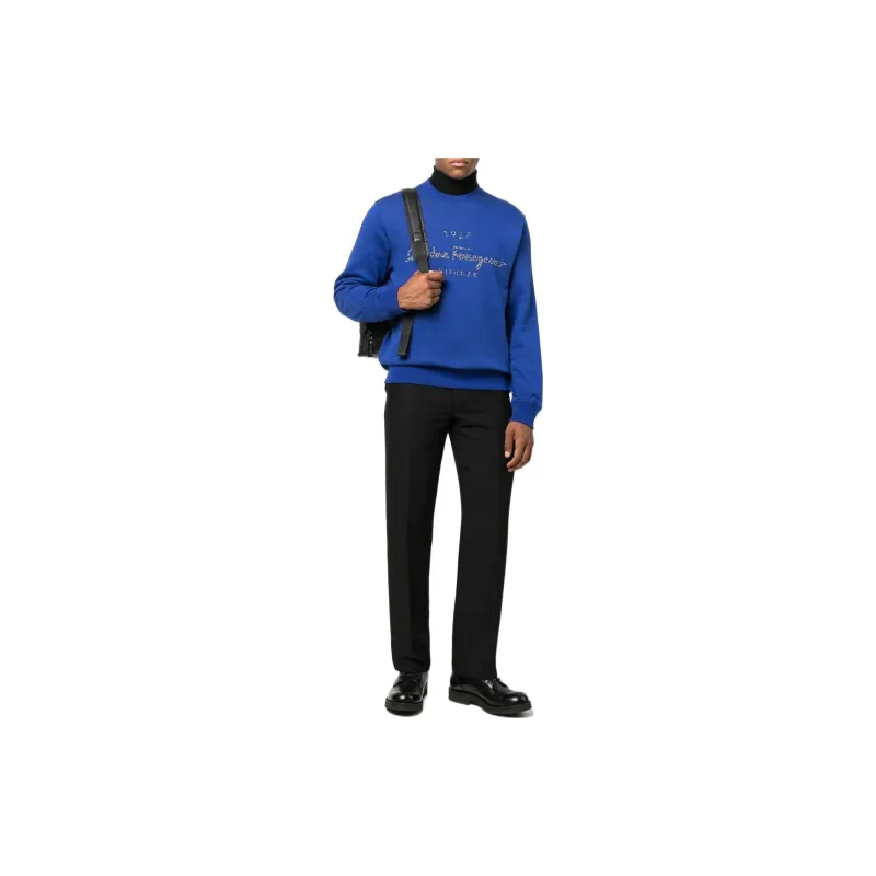 Ferragamo Sweatshirts Men Blue-1